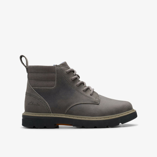 Clarks Kids Lorcam Trail Older Dark Grey