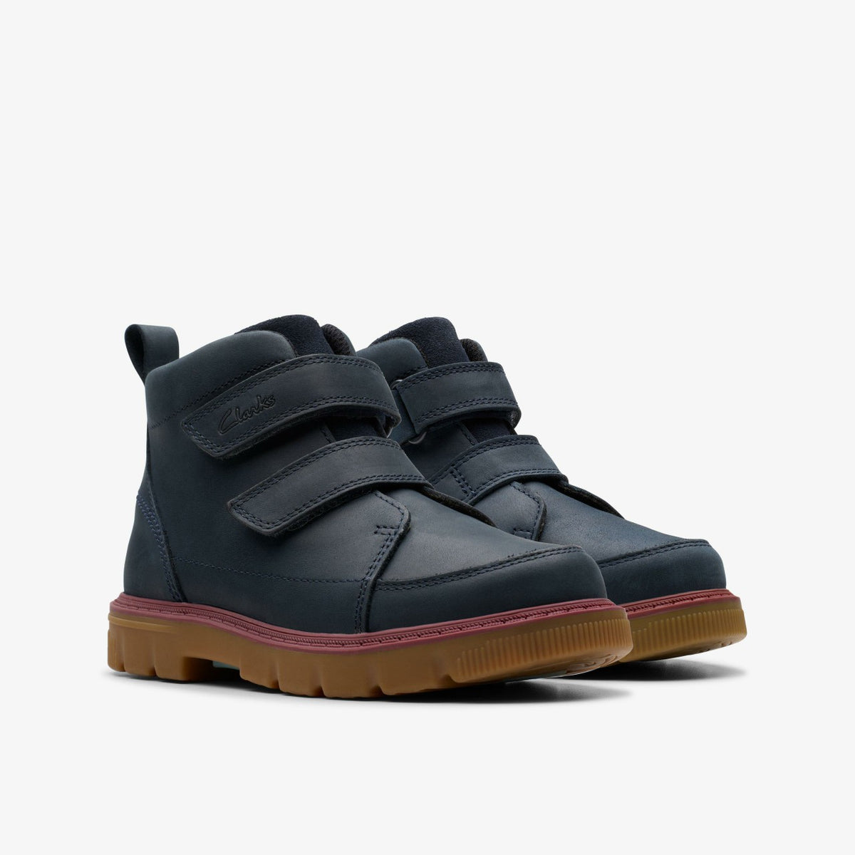 Clarks Kids Lorcam Hi Older Navy