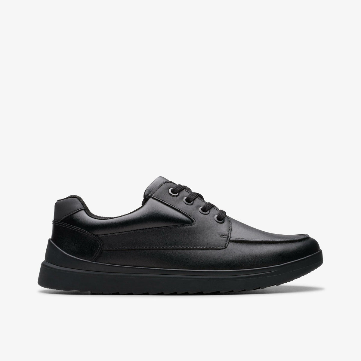 Clarks Kids Keelan Flare Youth Black Leather