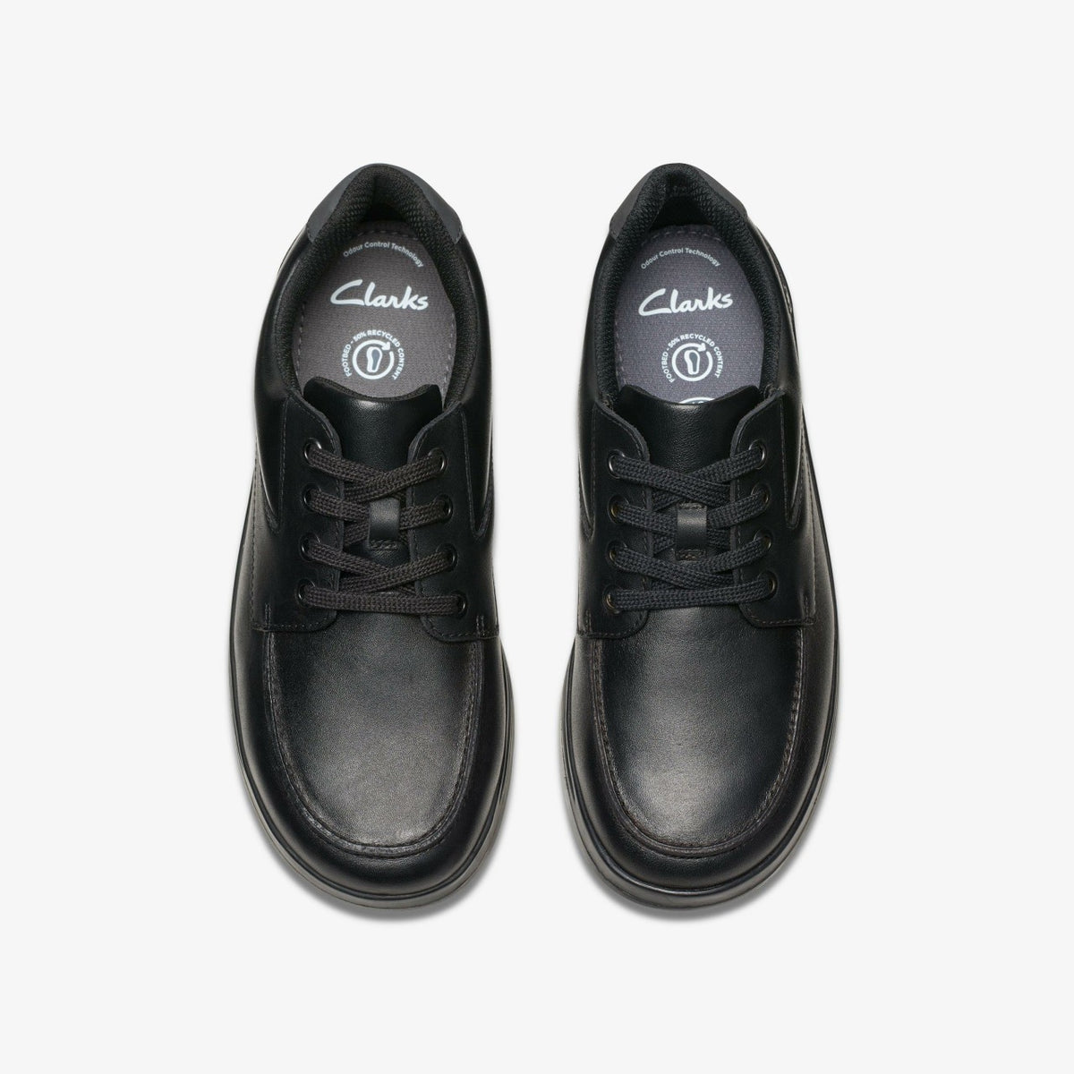 Clarks Kids Keelan Flare Youth Black Leather