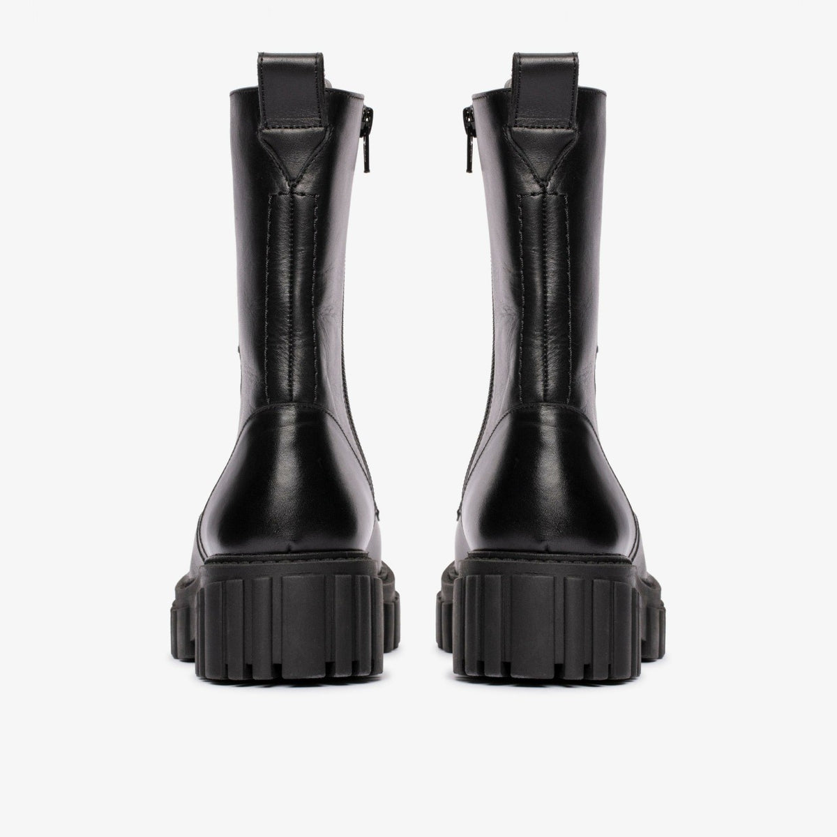 Clarks Women Page Lace Boot Black Leather