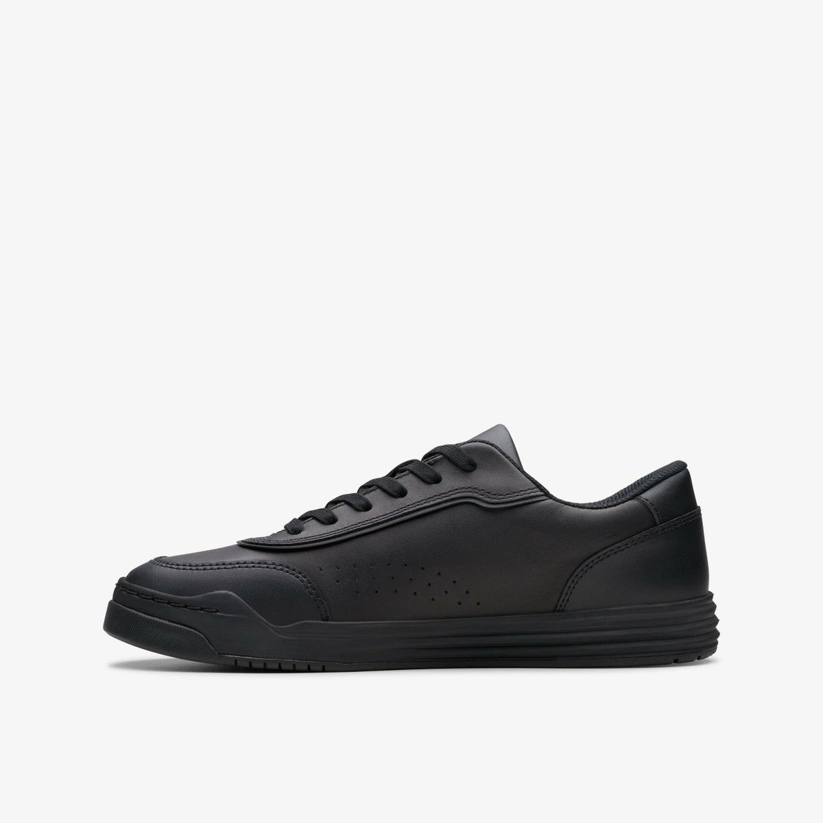 Clarks Kids Urban Solo Older Black Leather