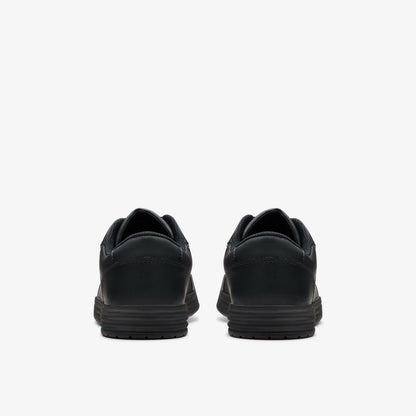 Clarks Kids Urban Solo Older Black Leather