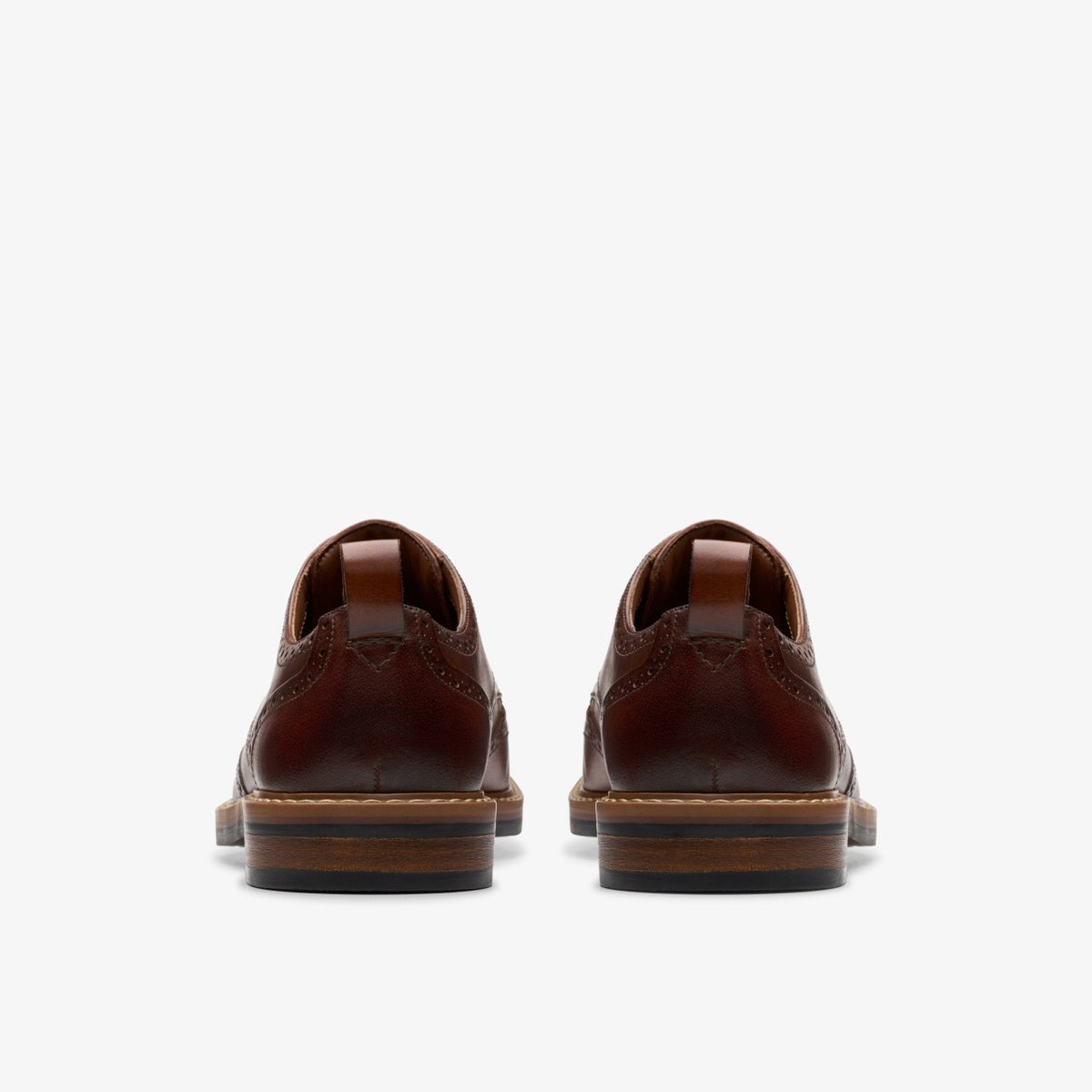 Clarks Men Aldwin Limit Brogue Mid Tan Leather