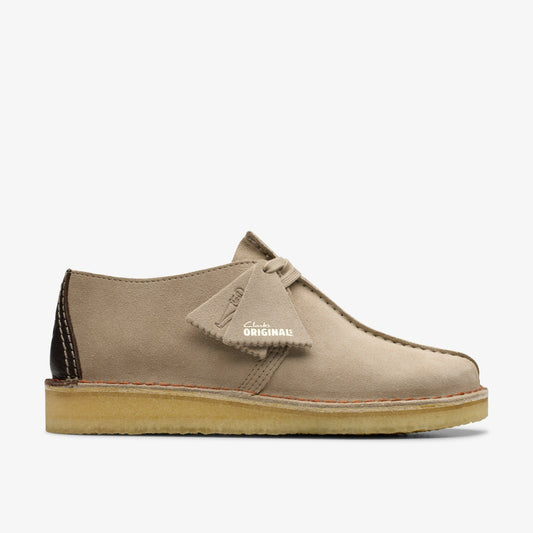 Clarks Women Desert Trek Sand Suede