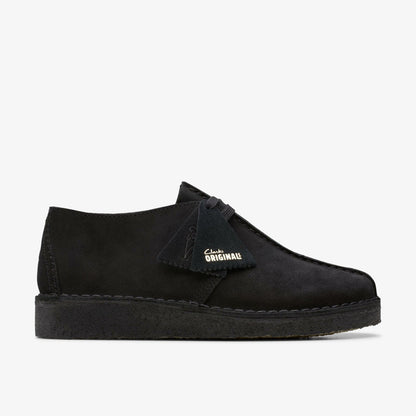 Clarks Men Desert Trek Black Suede