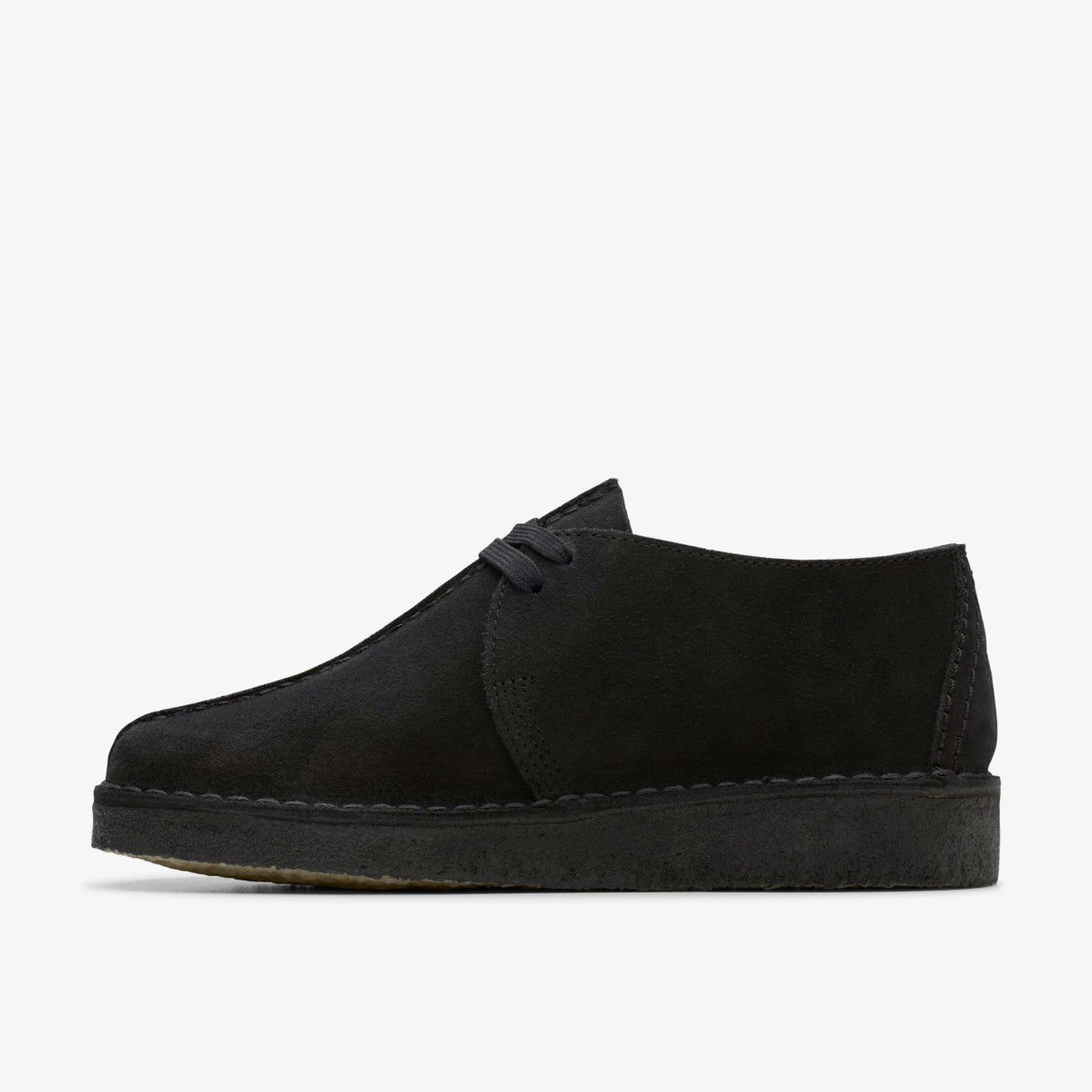 Clarks Men Desert Trek Black Suede