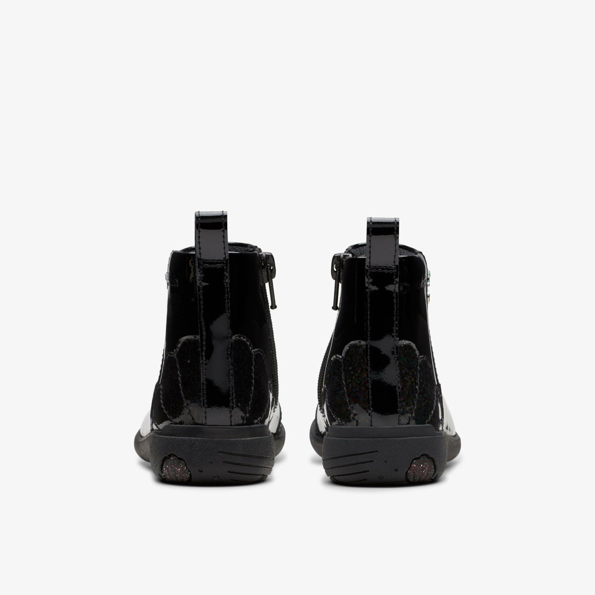Clarks Kids Relda Glow Kid Black