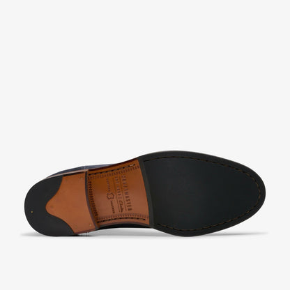 Clarks Men Craft James Top Chelsea Boot Navy Suede