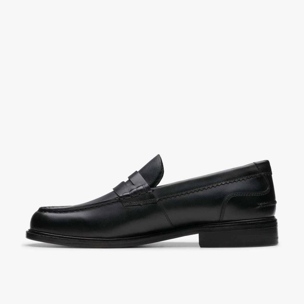 Clarks Men Craft James Lo Loafer Black Leather
