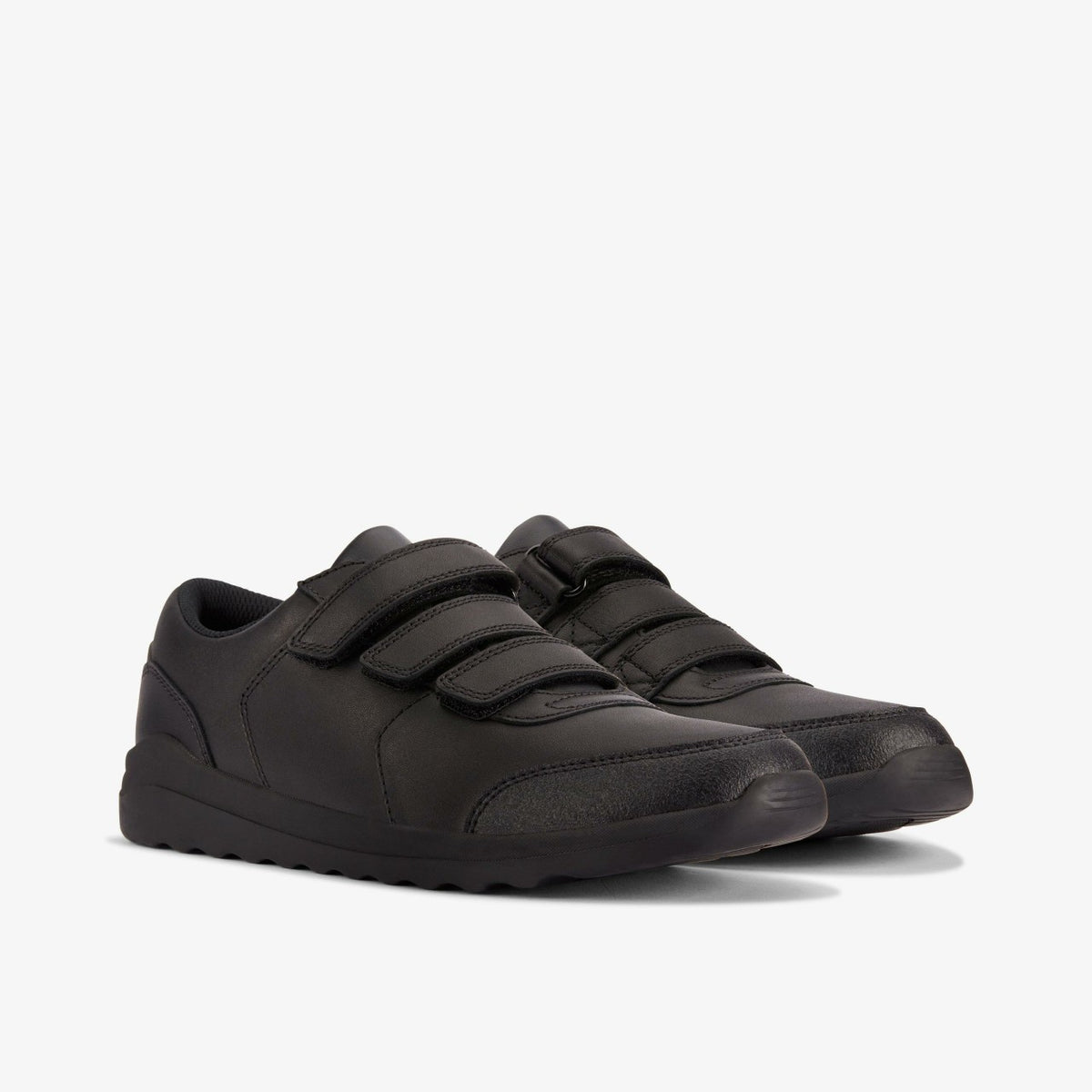 Clarks Kids Daze Step 2 Youth Black Leather