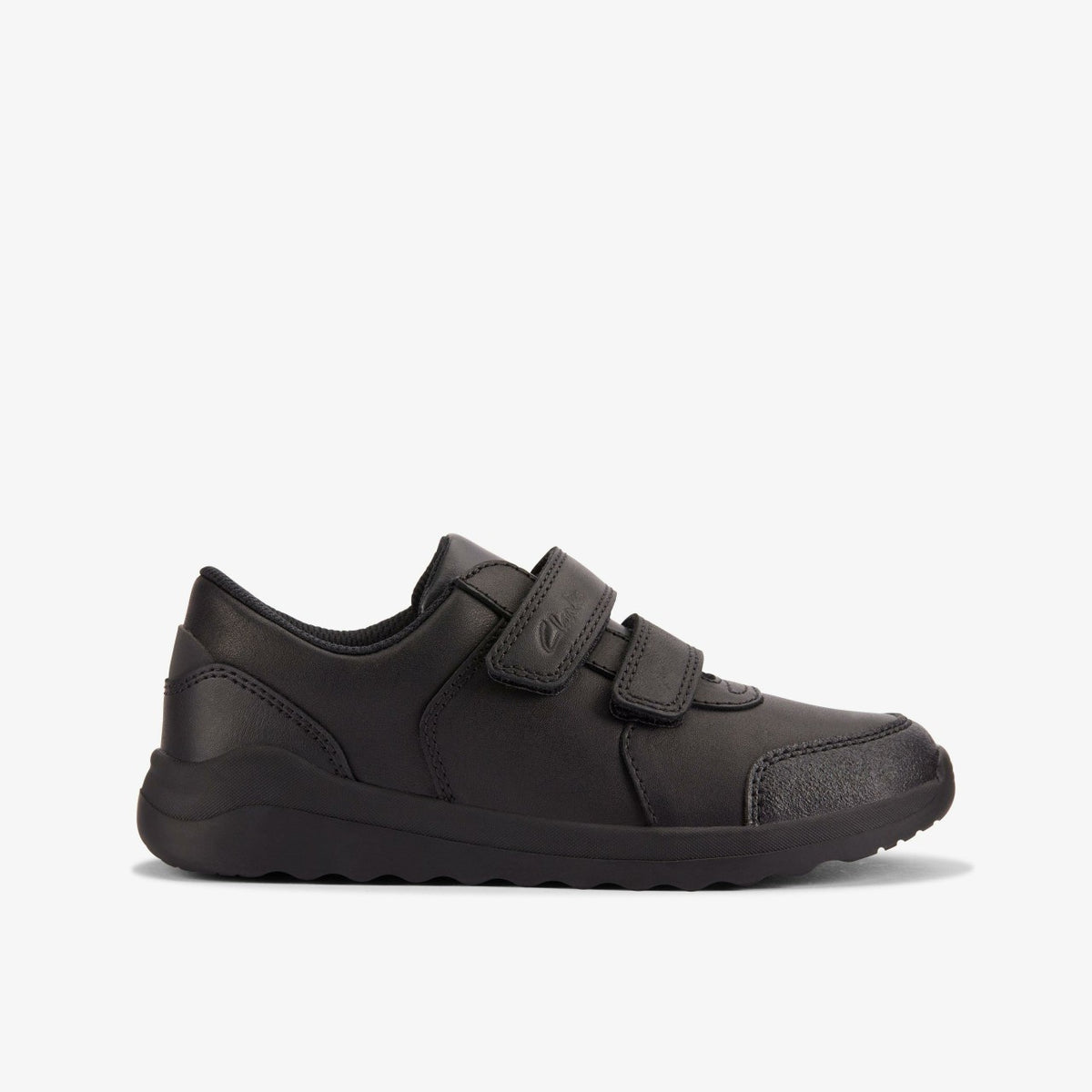 Clarks Kids Daze Step 2 Kid Black Leather