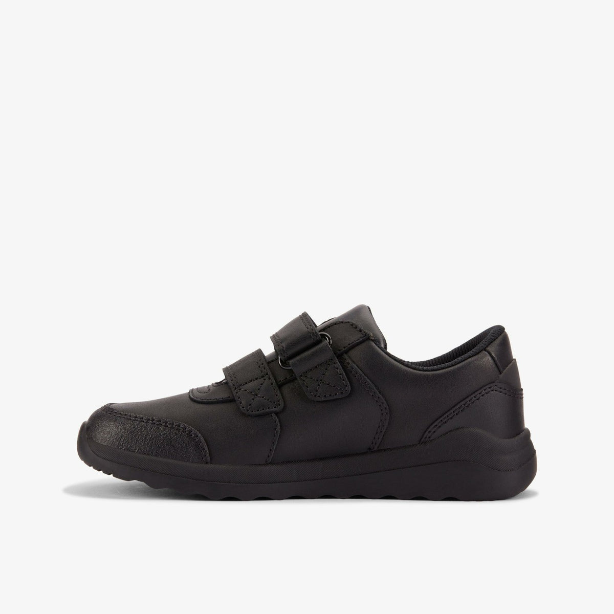 Clarks Kids Daze Step 2 Kid Black Leather