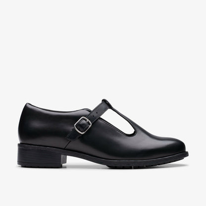 Clarks Women Havisham Bar Black Leather