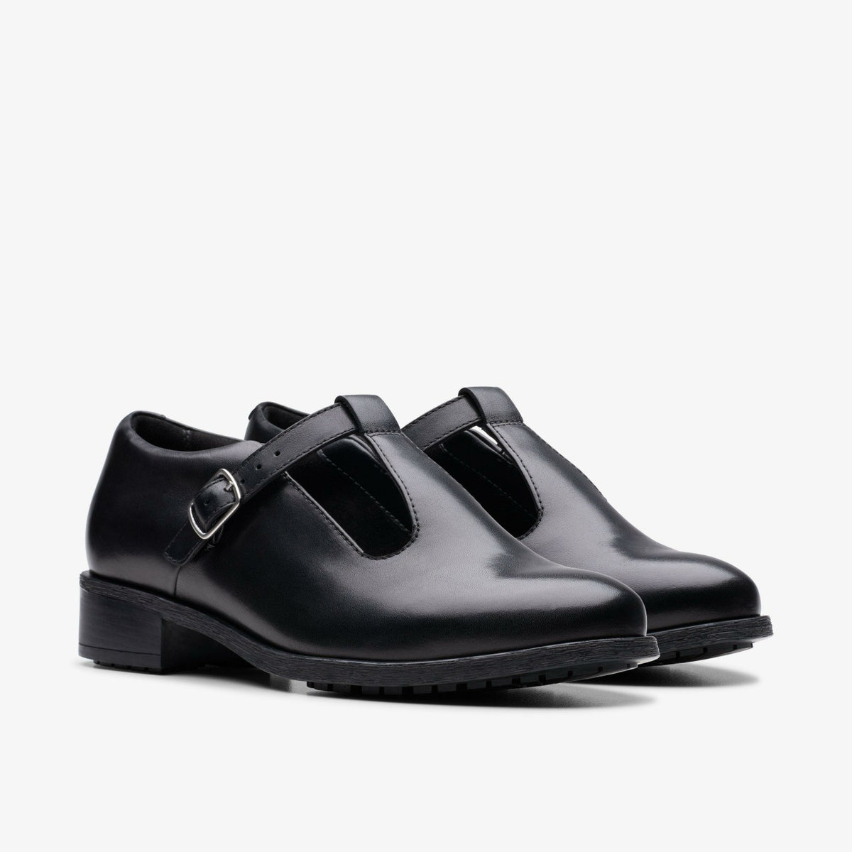 Clarks Women Havisham Bar Black Leather