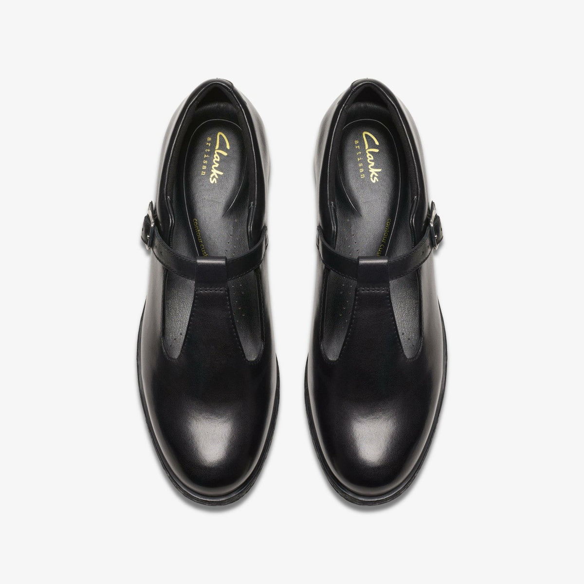 Clarks Women Havisham Bar Black Leather