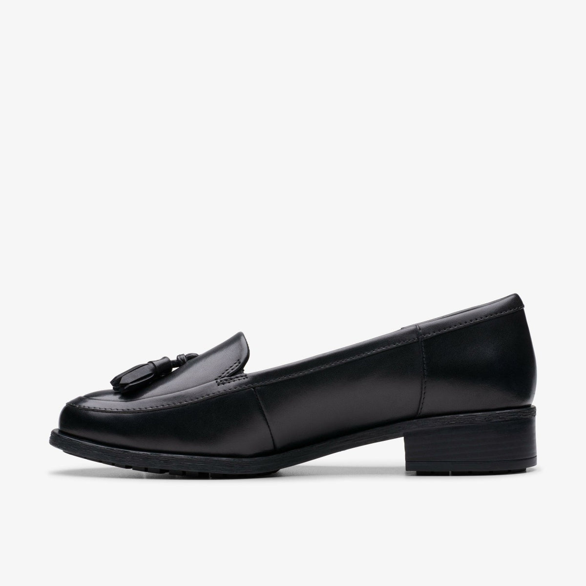 Clarks Women Havisham Edge Loafer Black Leather