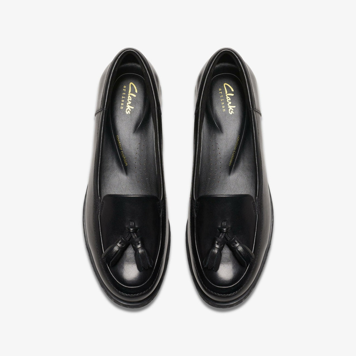 Clarks Women Havisham Edge Loafer Black Leather