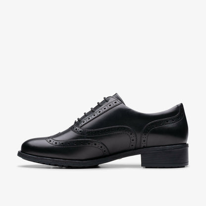 Clarks Women Havisham Oak Black Leather