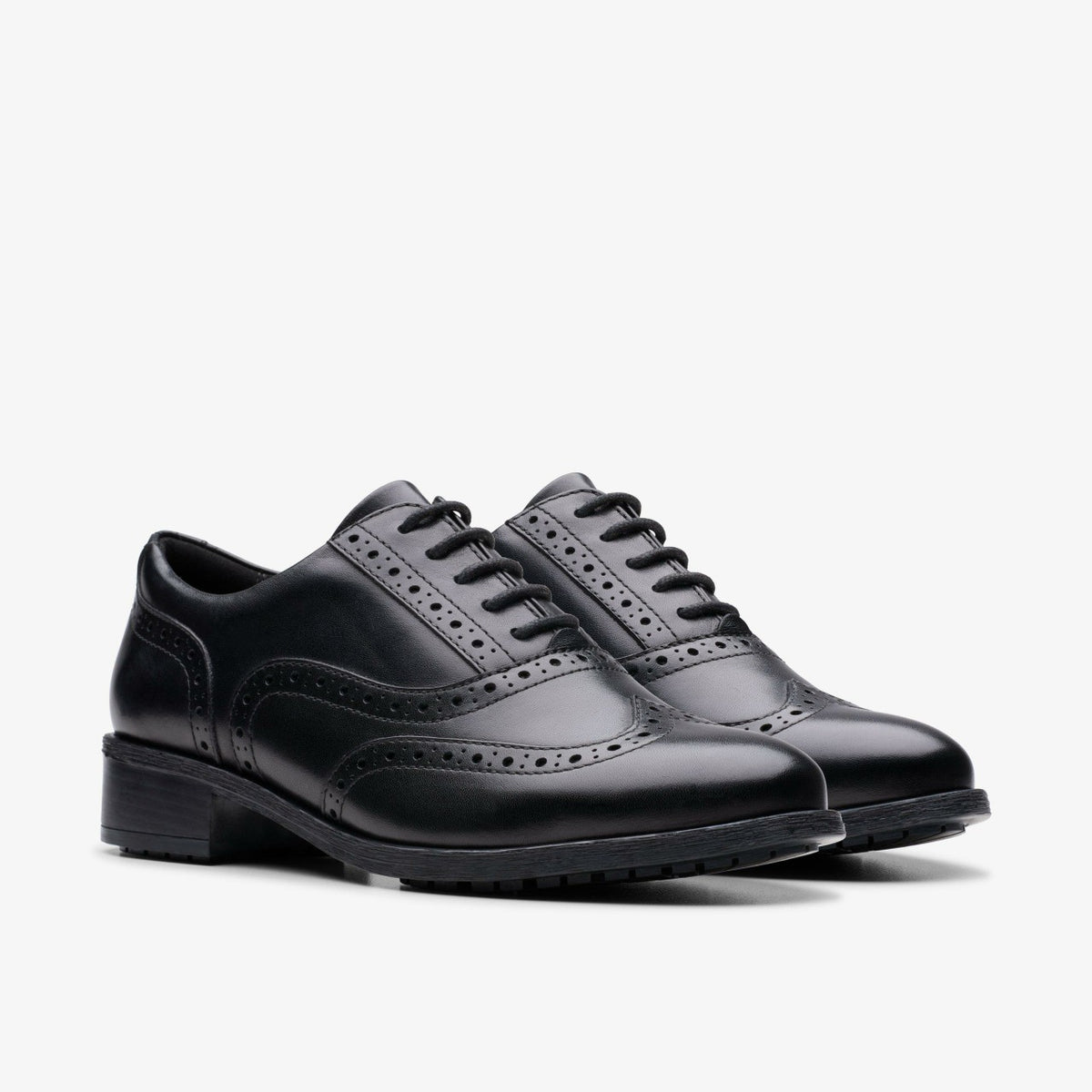 Clarks Women Havisham Oak Black Leather