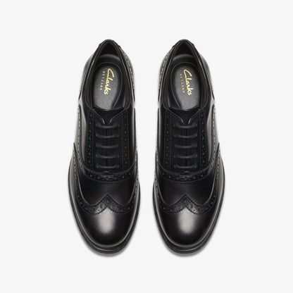 Clarks Women Havisham Oak Black Leather
