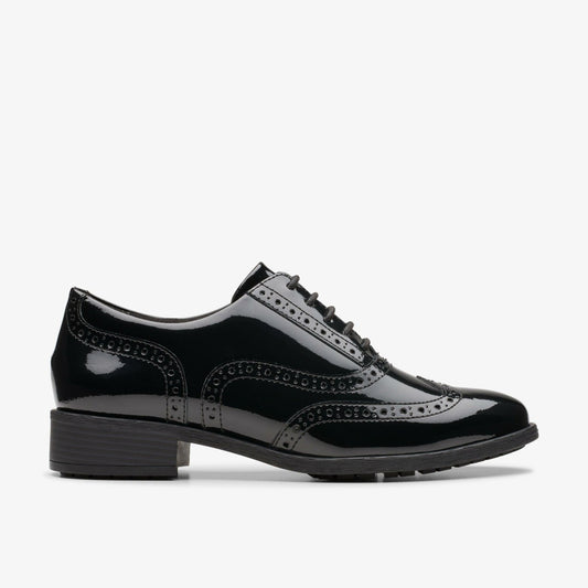 Clarks Women Havisham Oak Black Patent