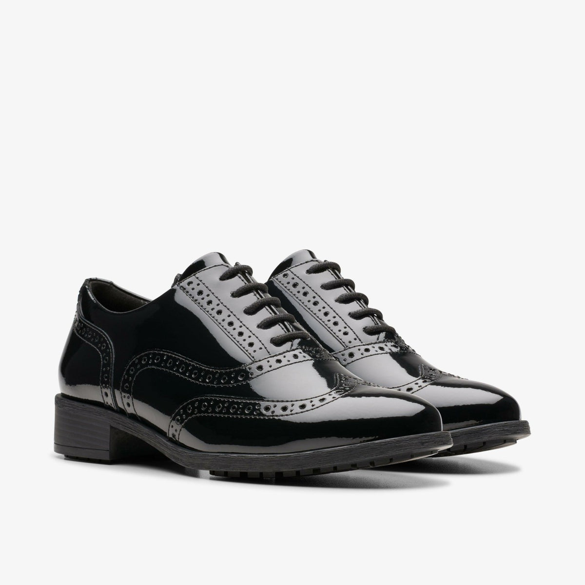 Clarks Women Havisham Oak Black Patent