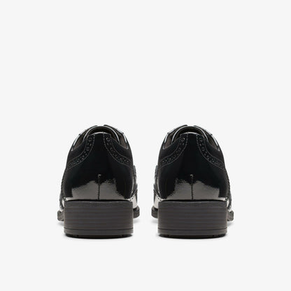 Clarks Women Havisham Oak Black Patent