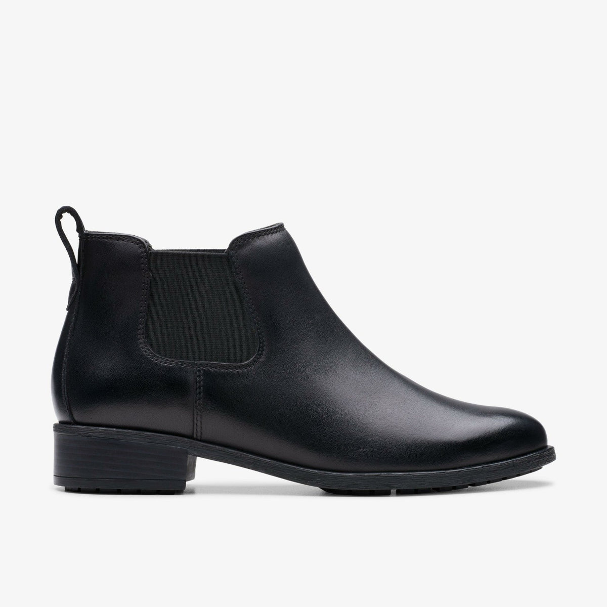Clarks Women Havisham Top Ankle Boot Black Leather