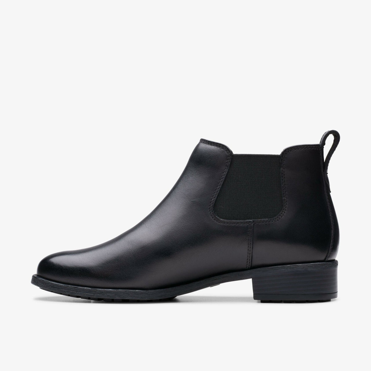 Clarks Women Havisham Top Ankle Boot Black Leather