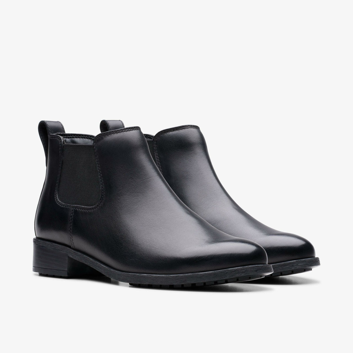 Clarks Women Havisham Top Ankle Boot Black Leather