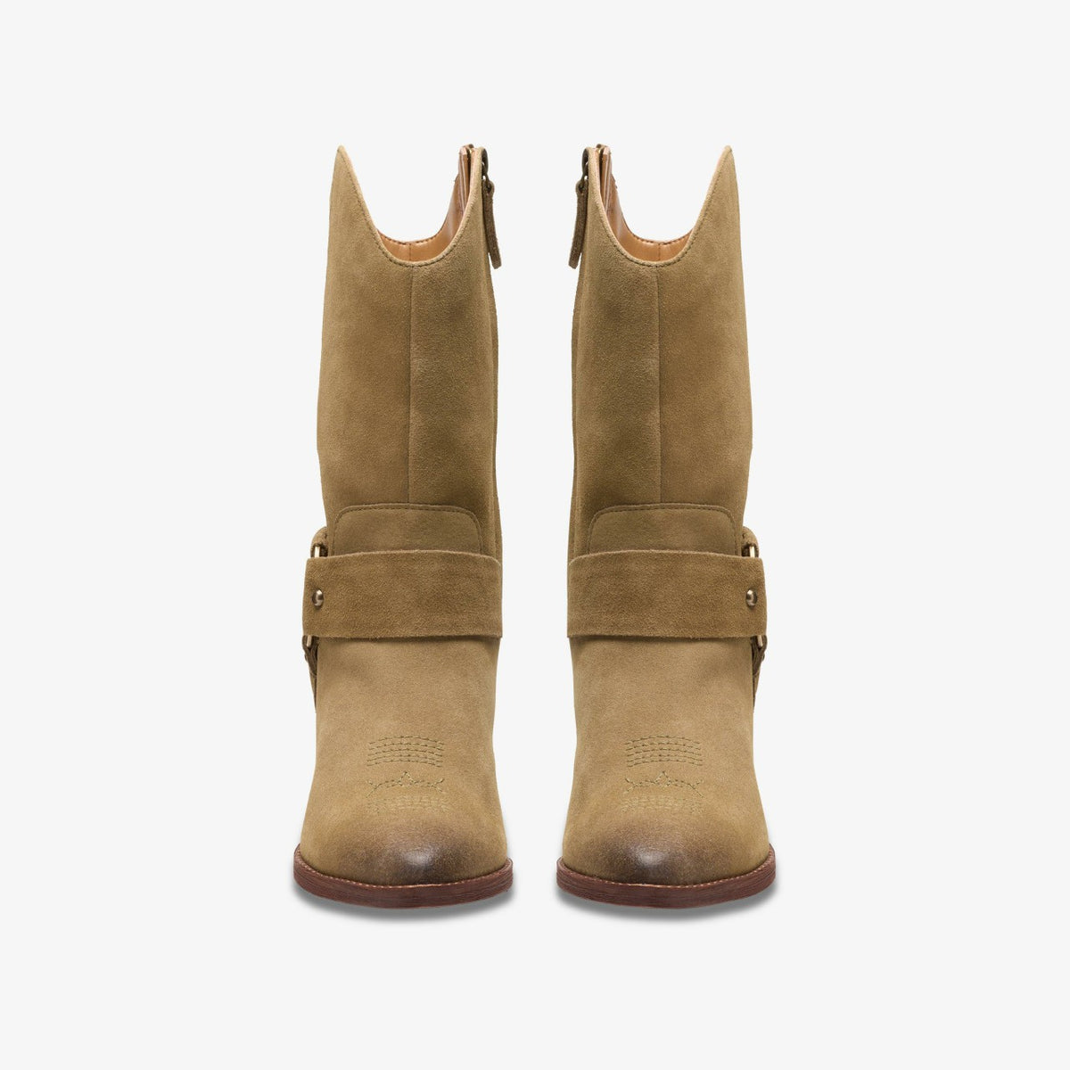 Clarks Women Morzine Rise Dark Sand Suede