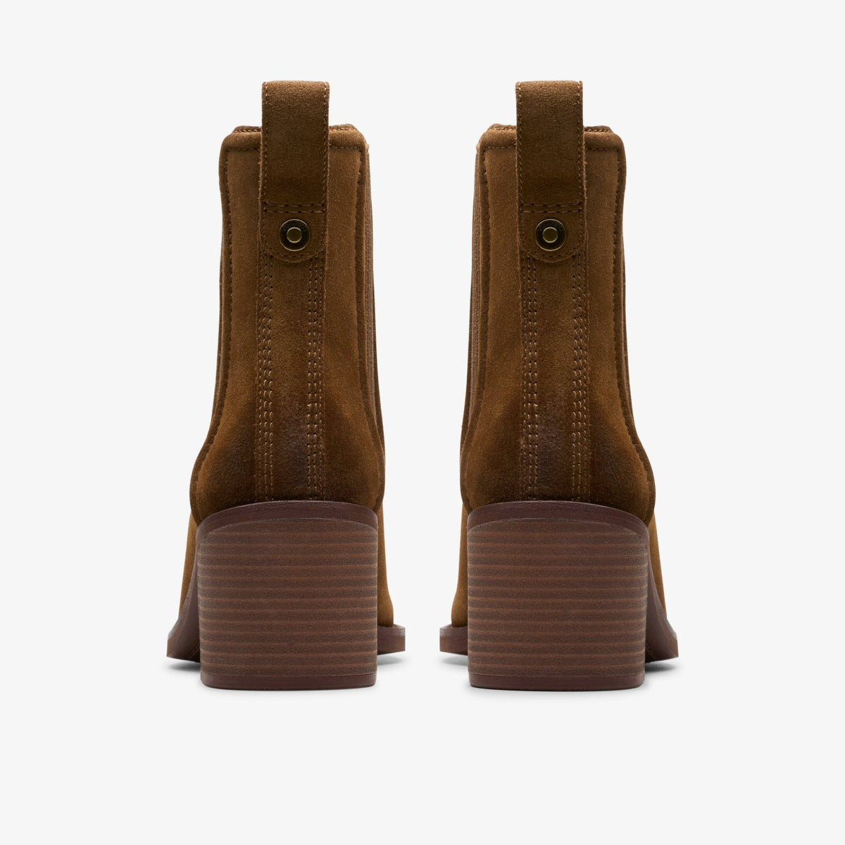 Clarks Women Chamberly Top Walnut Suede