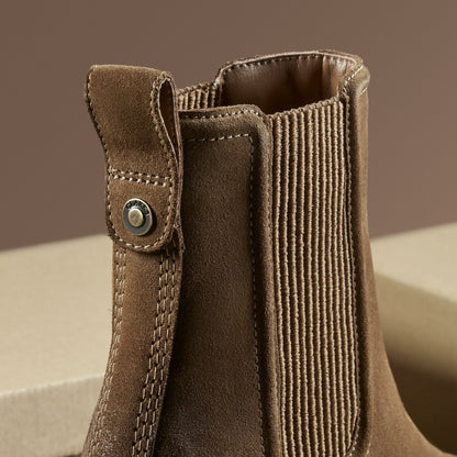 Clarks Women Chamberly Top Walnut Suede