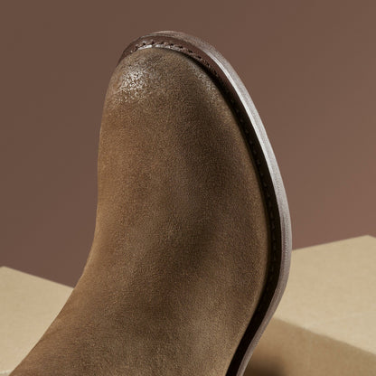 Clarks Women Chamberly Top Walnut Suede