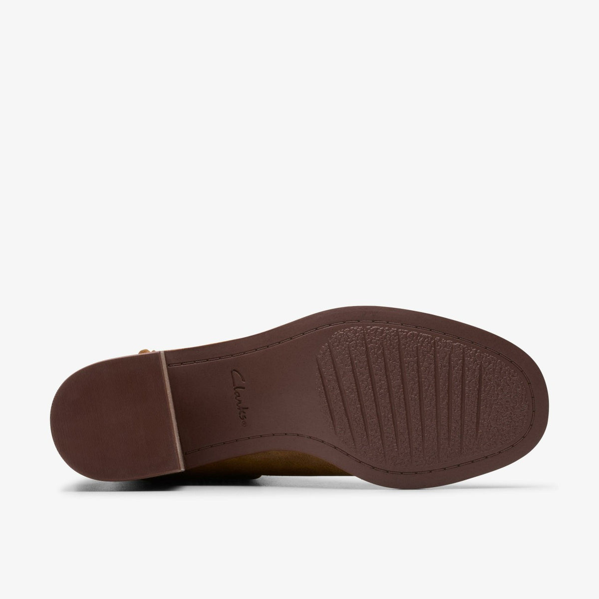 Clarks Women Chamberly Top Walnut Suede