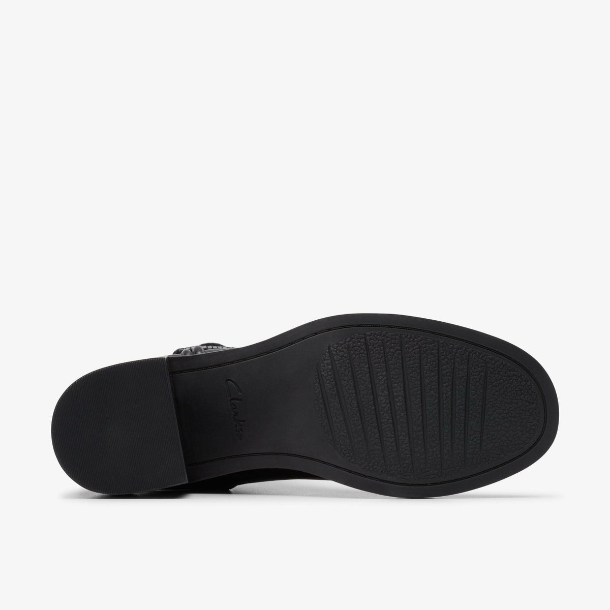 Clarks Women Chamberly Trim Black Leather
