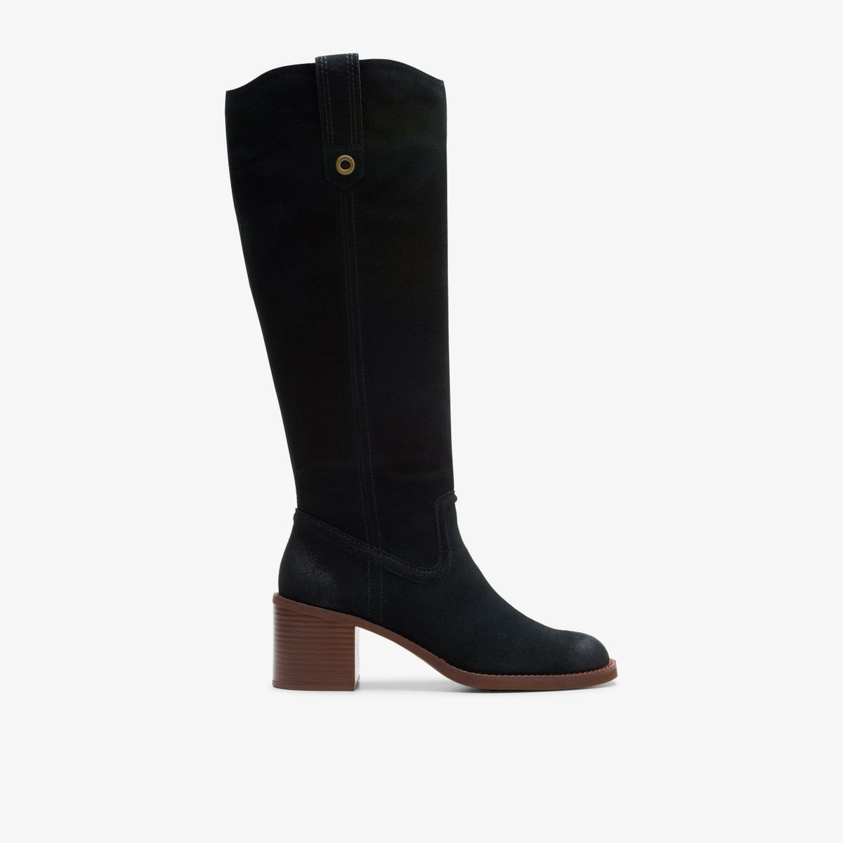 Clarks Women Chamberly Up Black Suede