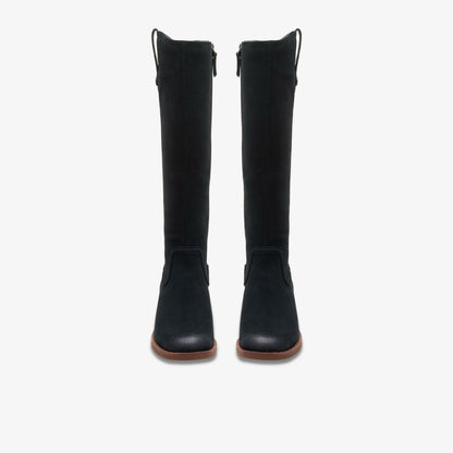 Clarks Women Chamberly Up Black Suede