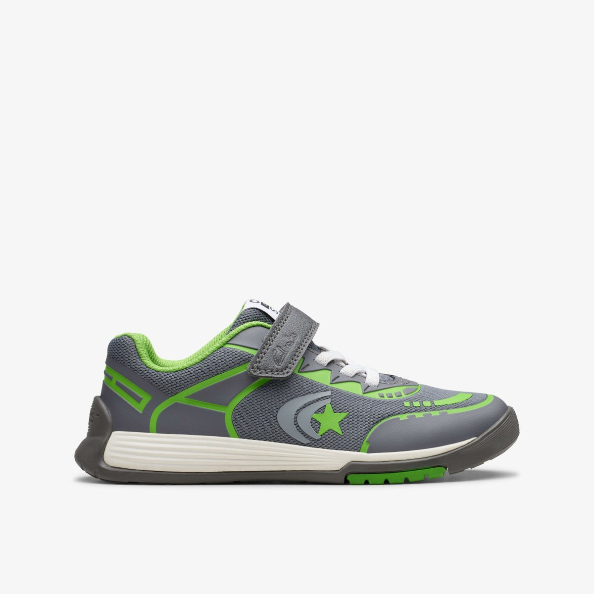 Clarks Kids Cica Star Flex Kid Grey/Green