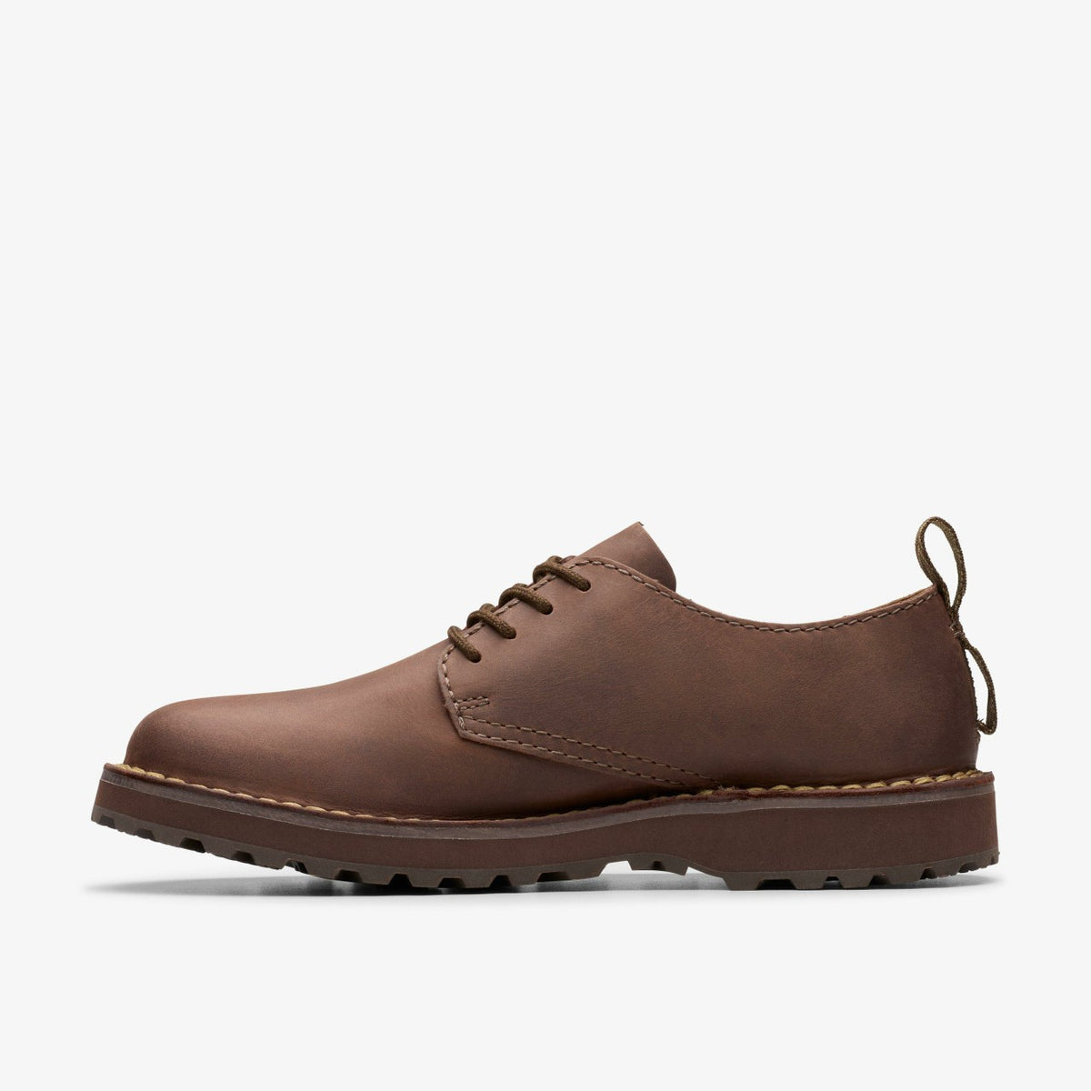 Clarks Men Solsbury Lace Dark Brown Leather