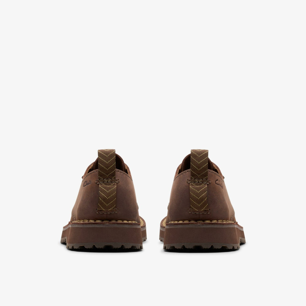 Clarks Men Solsbury Lace Dark Brown Leather