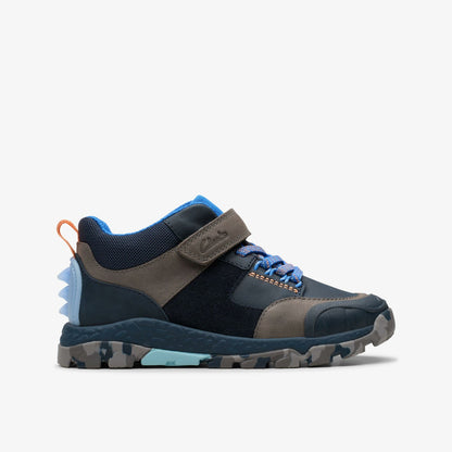 Clarks Kids Steggy 2 Glow Kid Navy Combination
