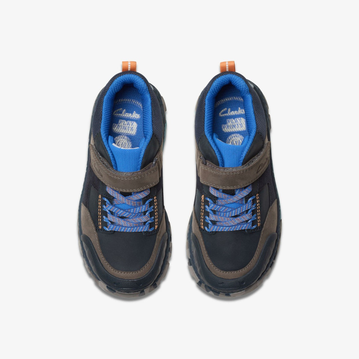 Clarks Kids Steggy 2 Glow Kid Navy Combination