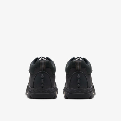 Clarks Kids Steggy 2 Glow Kid Black Leather