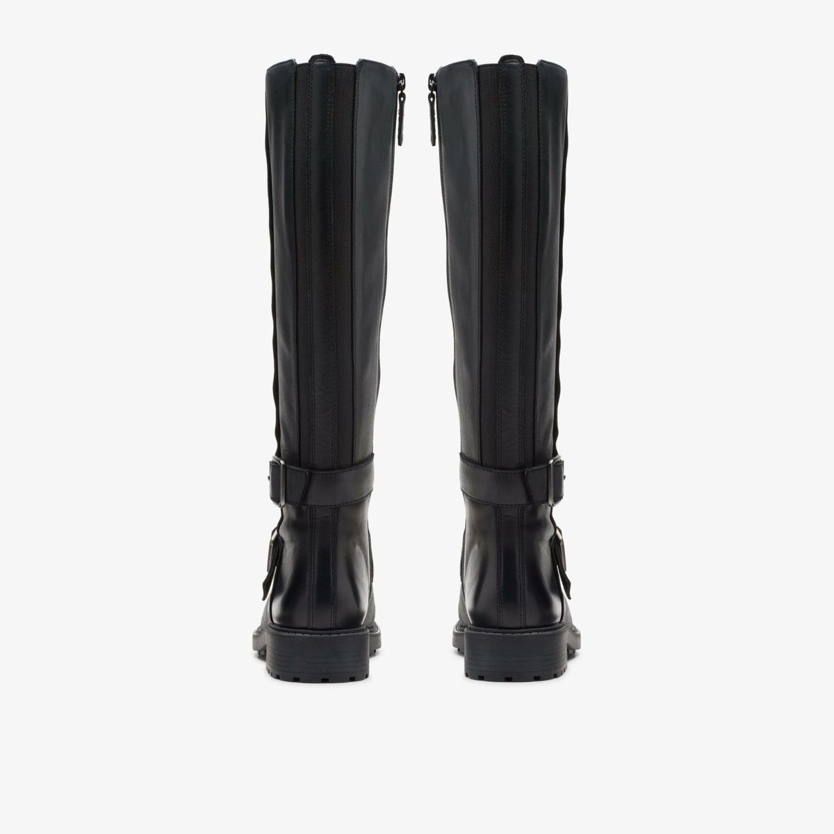 Clarks Women Orinoco2 Tall Black Leather