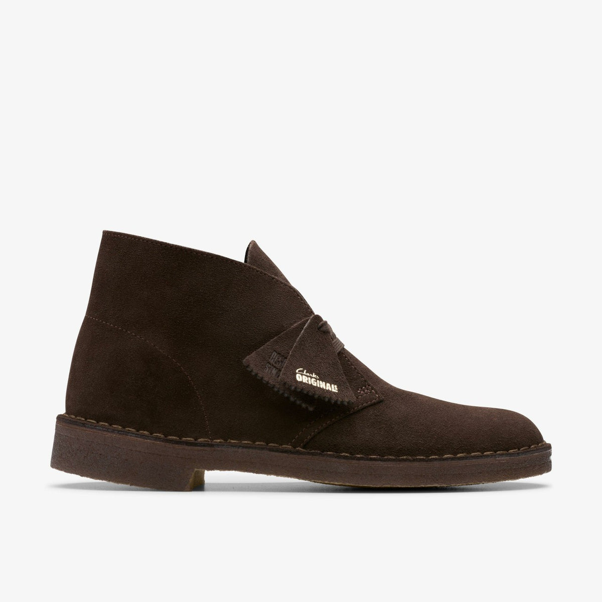 Clarks Men Desert Boot Brown Suede