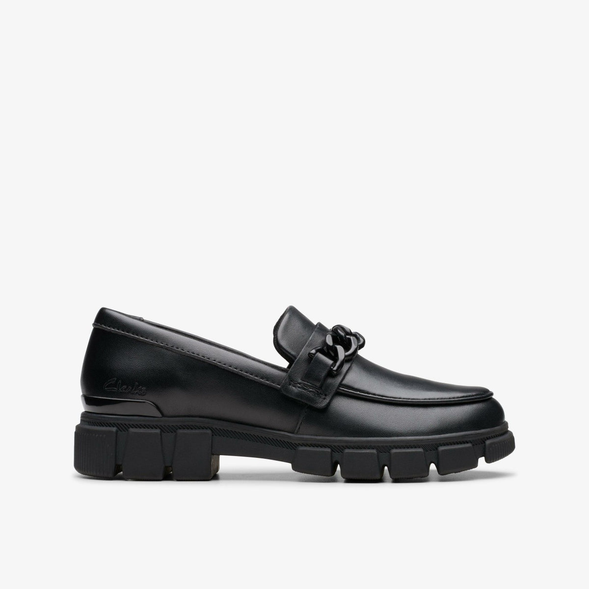 Clarks Kids Evyn Walk Kid Black Leather