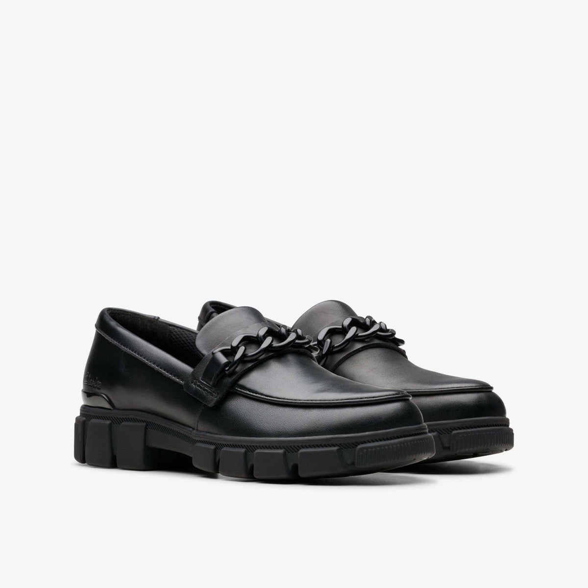 Clarks Kids Evyn Walk Kid Black Leather