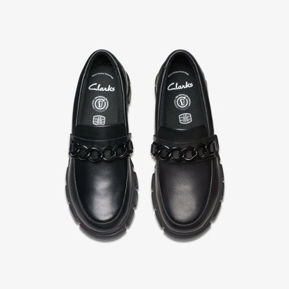 Clarks Kids Evyn Walk Kid Black Leather